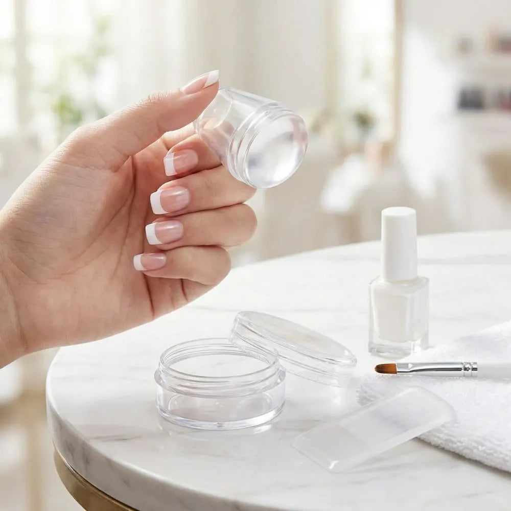 Silicone nail stamper