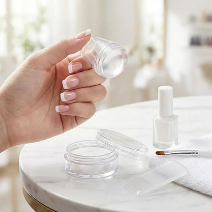 Silicone nail stamper