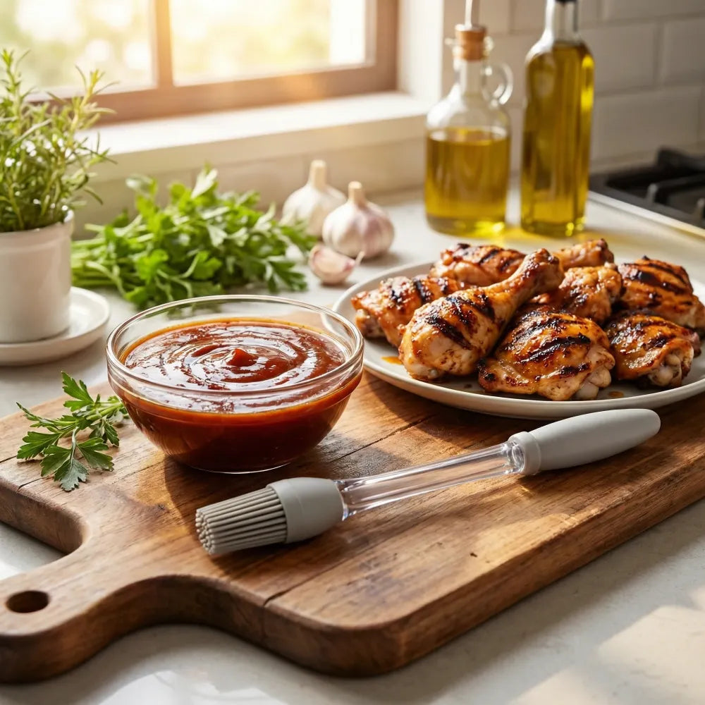 Silicone oil pastry brush - home & kitchen