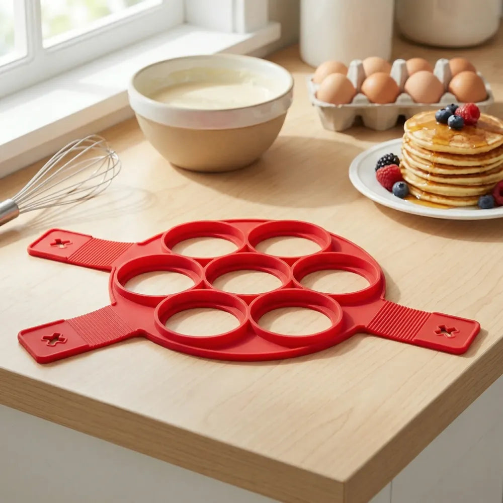 Silicone pancake maker mold – 7 holes