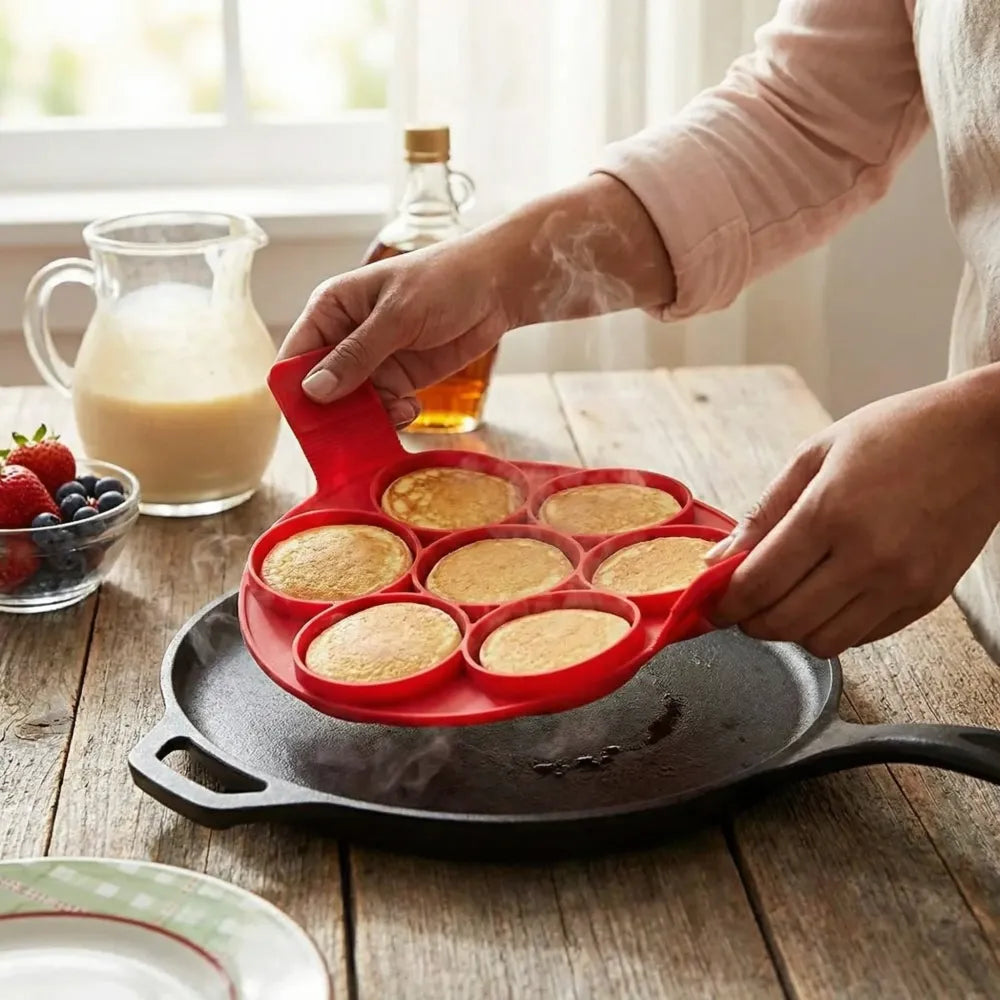 Silicone pancake maker mold – 7 holes