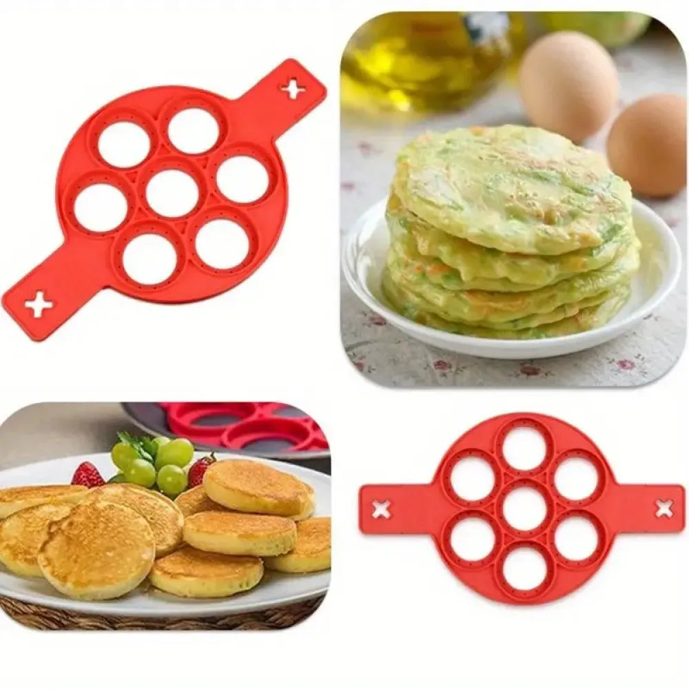 Silicone pancake maker mold – 7 holes