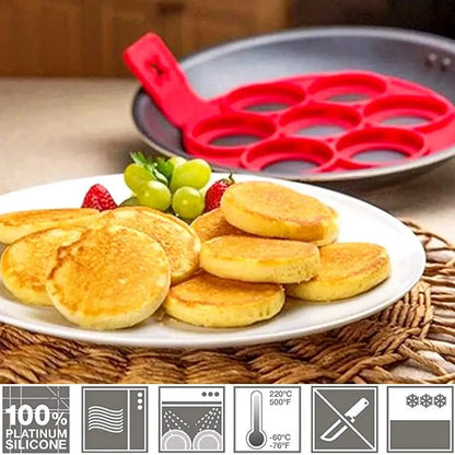 Silicone pancake maker mold – 7 holes