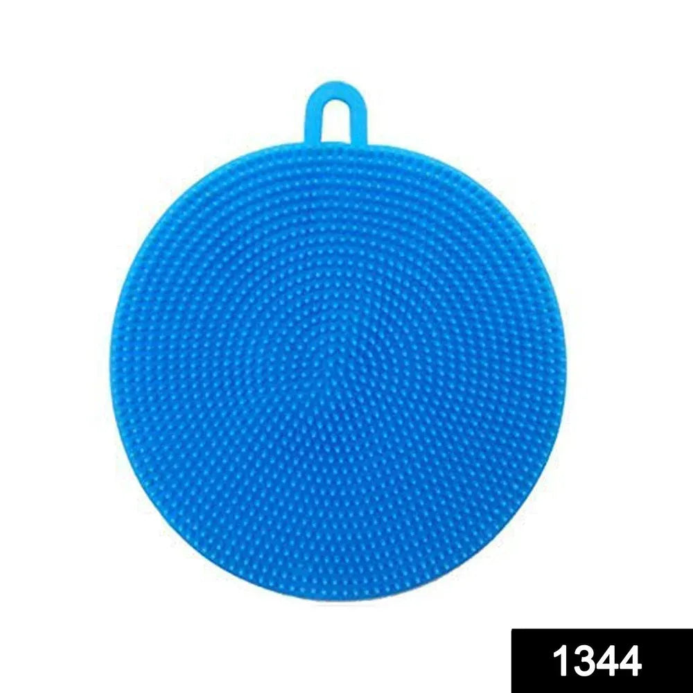 Silicone scrubber sponge - home & kitchen