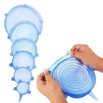 Silicone stretch lids set - home & kitchen