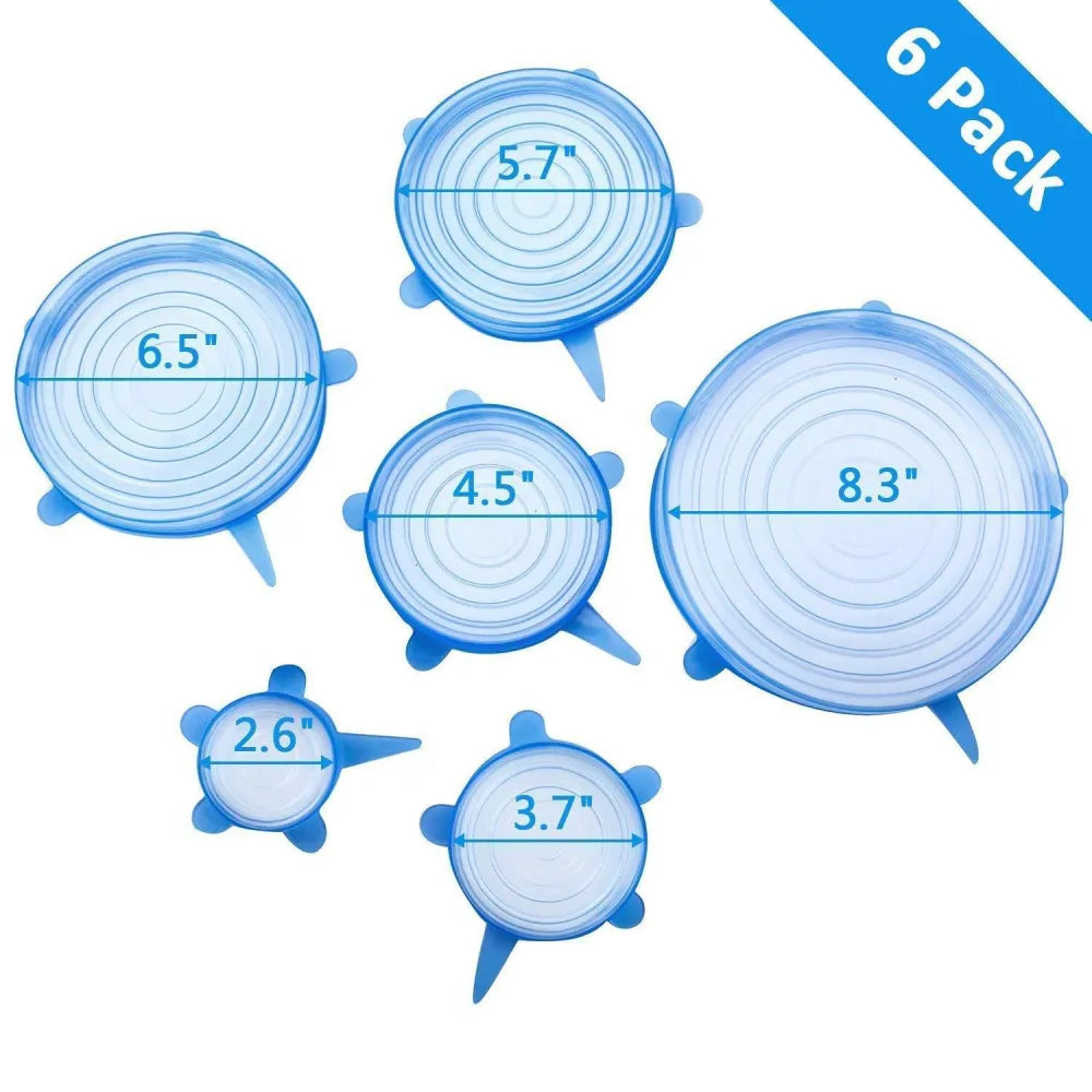 Silicone stretch lids set - home & kitchen