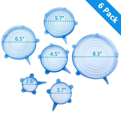 Silicone stretch lids set - home & kitchen