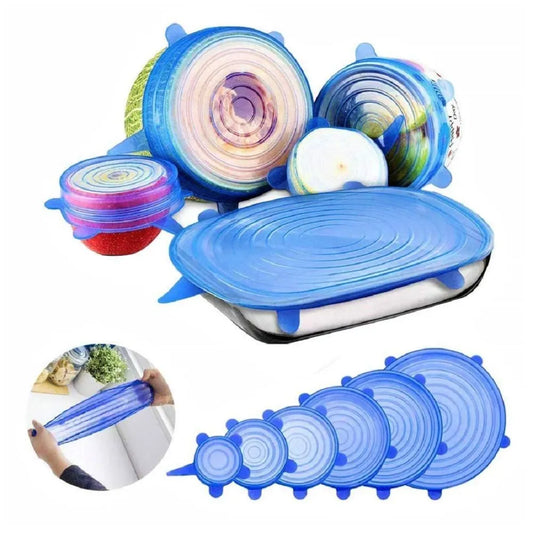 Silicone stretch lids set - home & kitchen