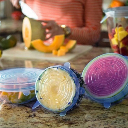 Silicone stretch lids set - home & kitchen