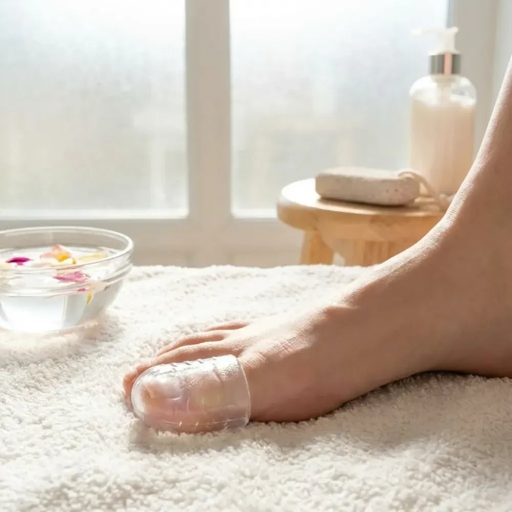 Silicone toe protector