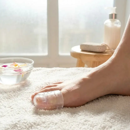 Silicone toe protector