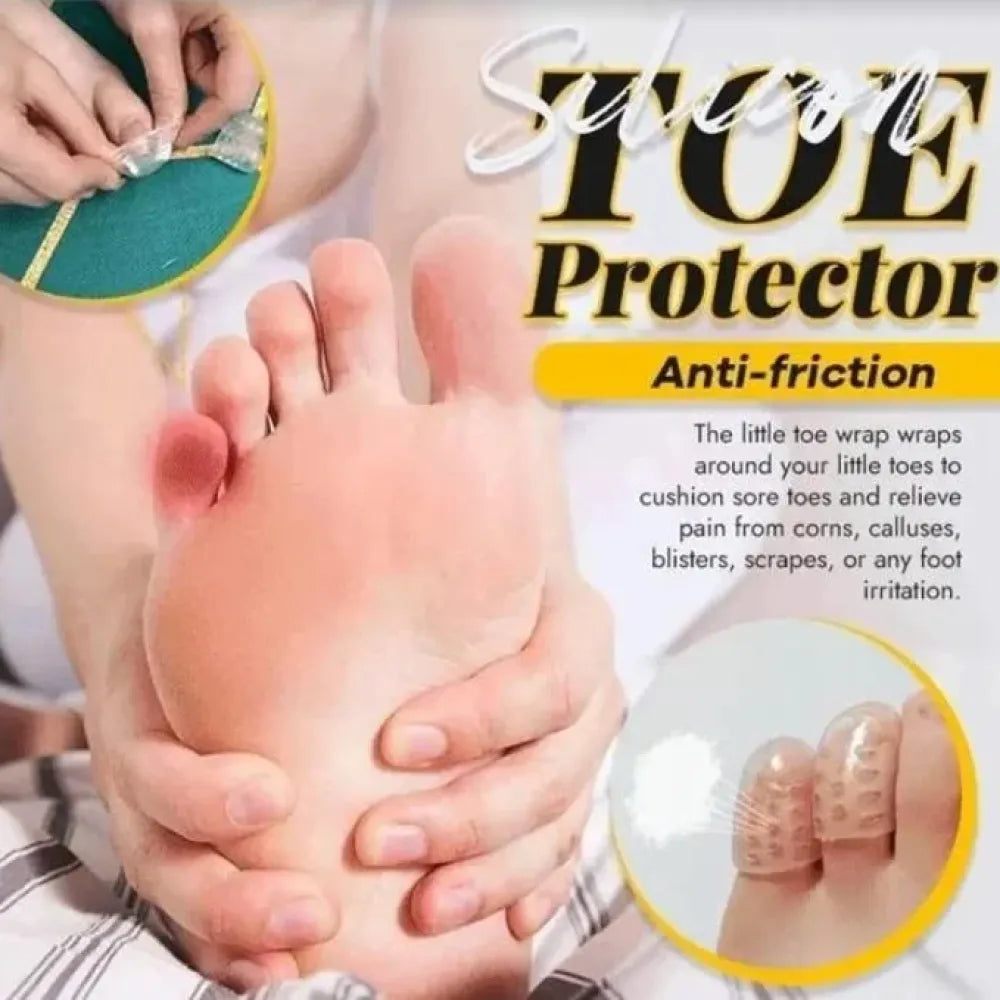 Silicone toe protector