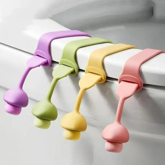 Silicone toilet seat lifter pack of 4