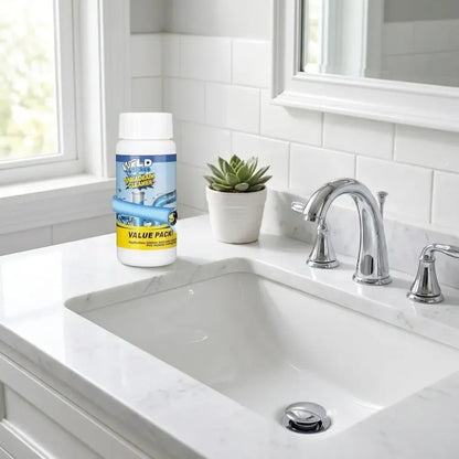 Sink and drain cleaner powder