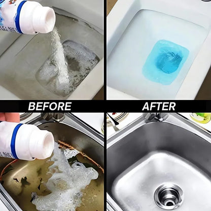 Sink and drain cleaner powder