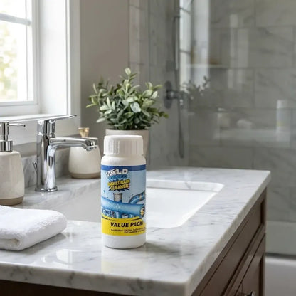 Sink and drain cleaner powder