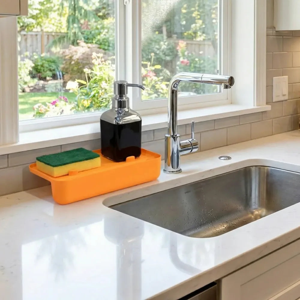 Sink drainer shelf & colander - home improvement