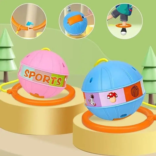 Skip ball ankle toy – bouncing fitness game