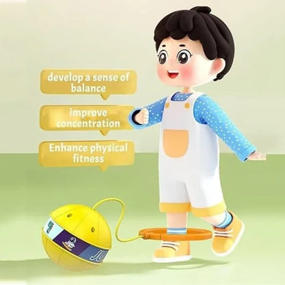 Skip ball ankle toy – bouncing fitness game