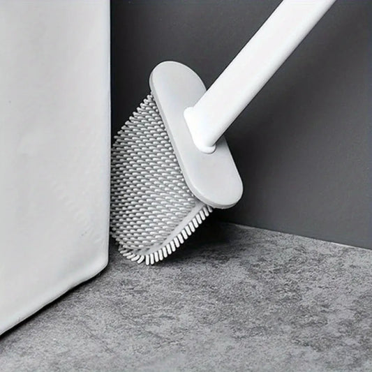 Sleek hygienic toilet brush - home improvement