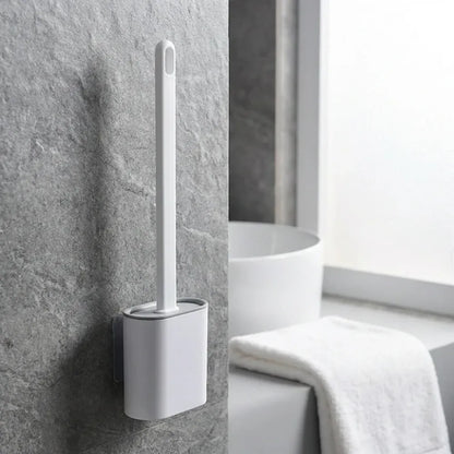 Sleek hygienic toilet brush - home improvement
