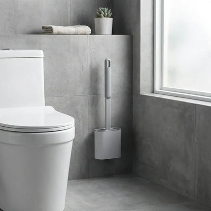Sleek hygienic toilet brush - home improvement