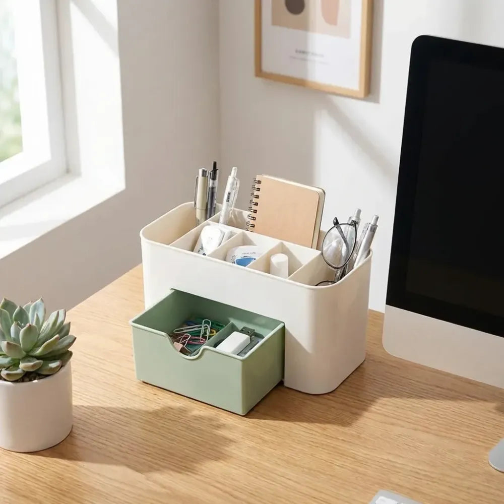 Sleek multi-use makeup organizer - accessories