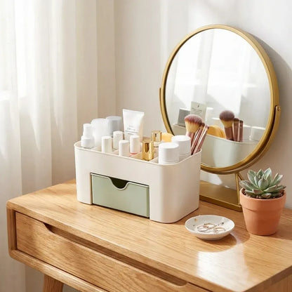 Sleek multi-use makeup organizer - accessories