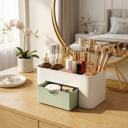 Sleek multi-use makeup organizer - accessories