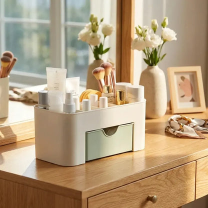 Sleek multi-use makeup organizer - accessories