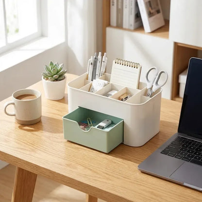 Sleek multi-use makeup organizer - accessories