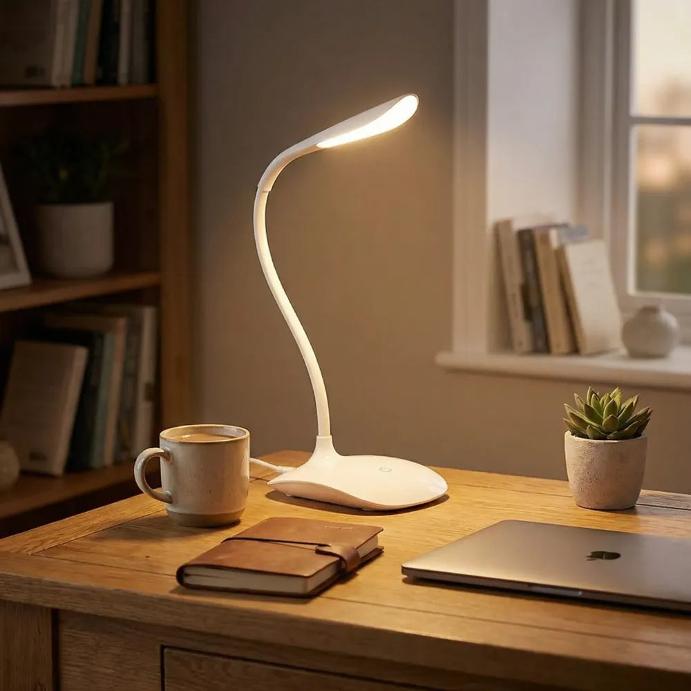 Sleek rechargeable table lamp