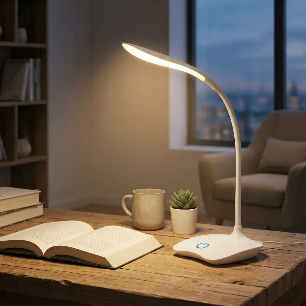Sleek rechargeable table lamp