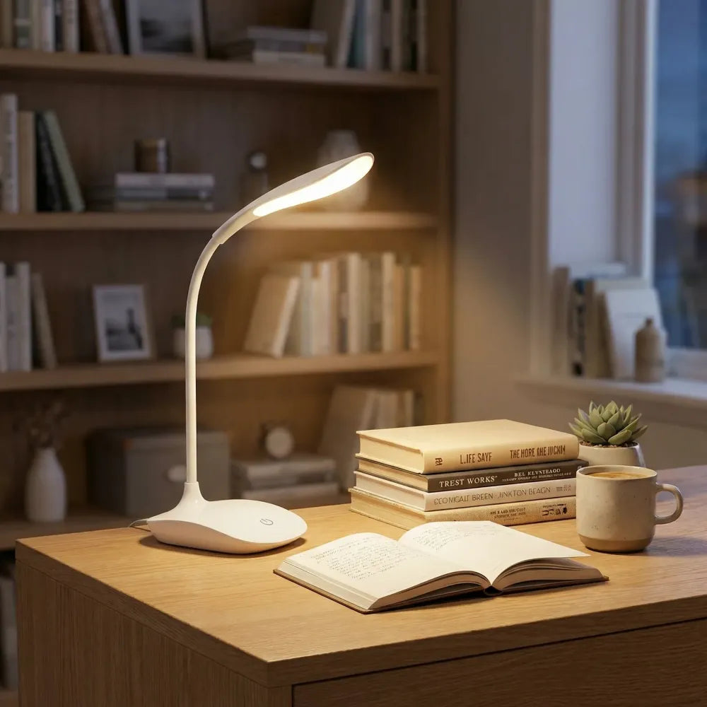 Sleek rechargeable table lamp