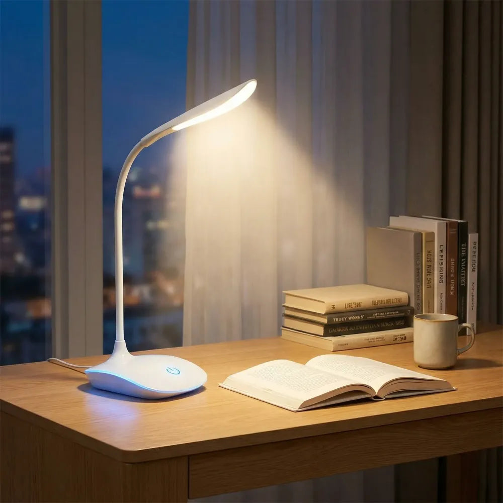 Sleek rechargeable table lamp