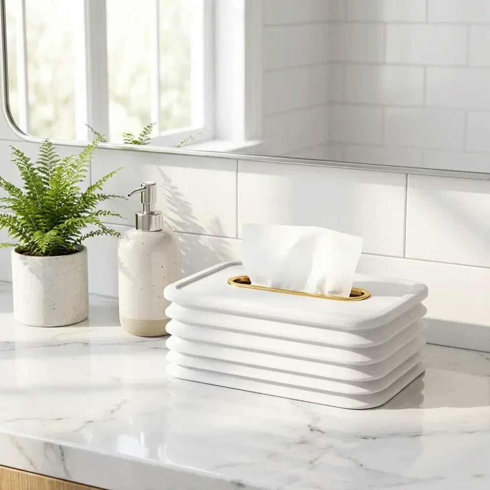 Sleek silicone tissue holder - home improvement