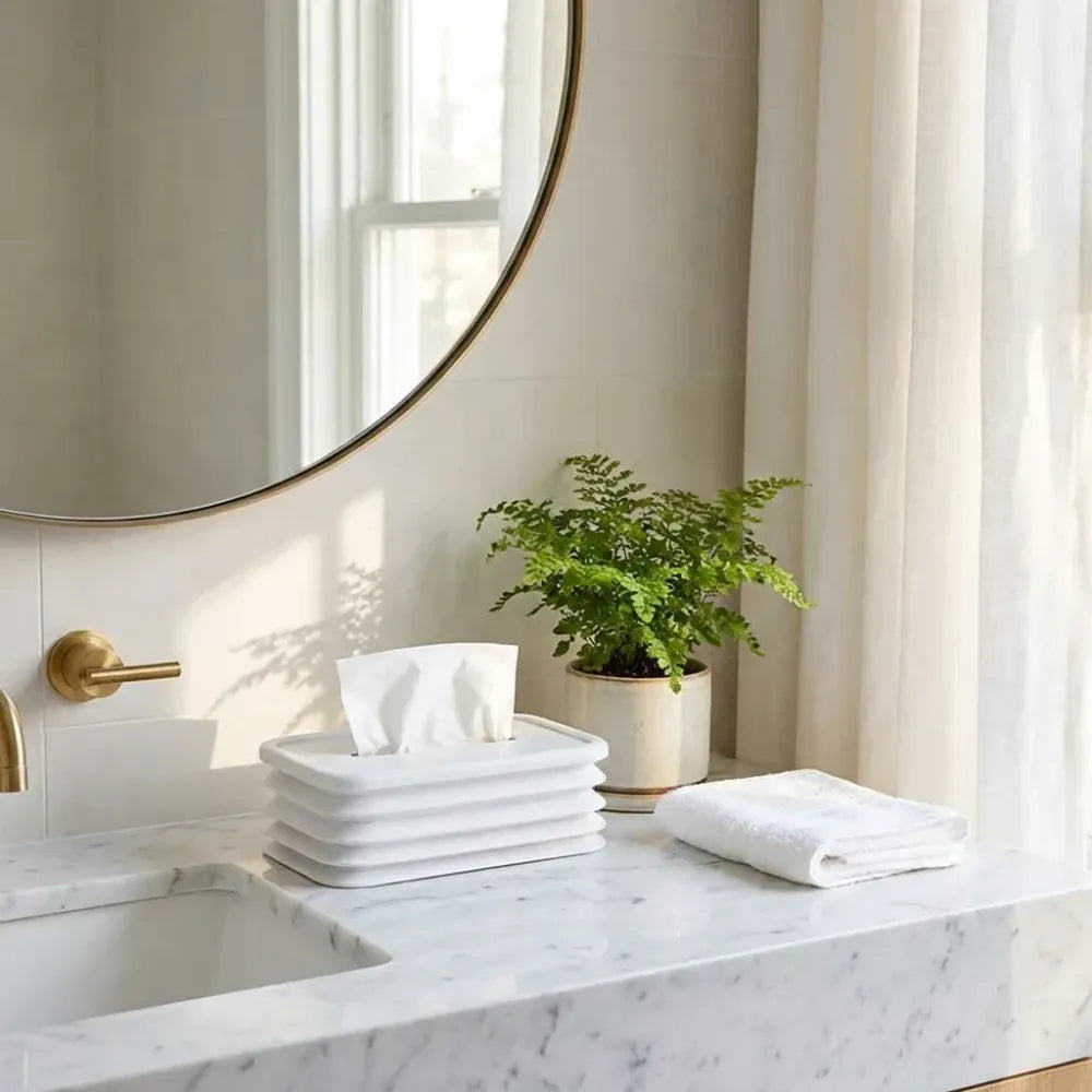 Sleek silicone tissue holder - home improvement