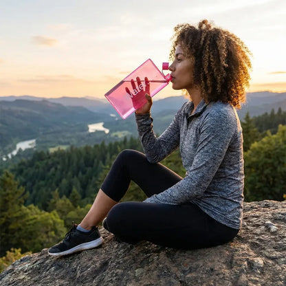 Slim notebook style water bottle - home & kitchen