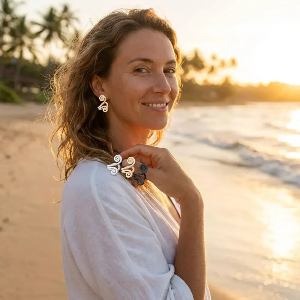 Slimming acupressure earrings