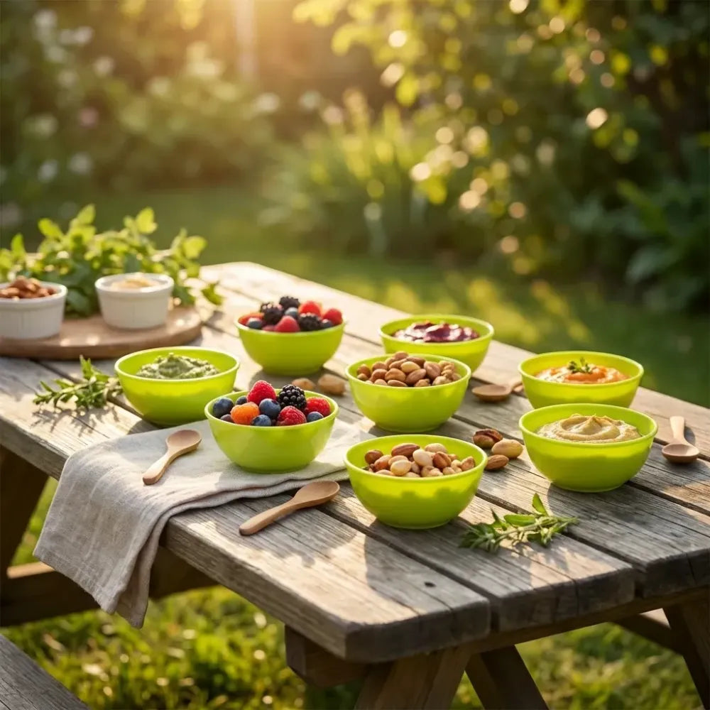 Small plastic bowl set - home & kitchen