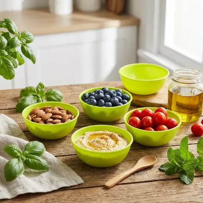 Small plastic bowl set - home & kitchen