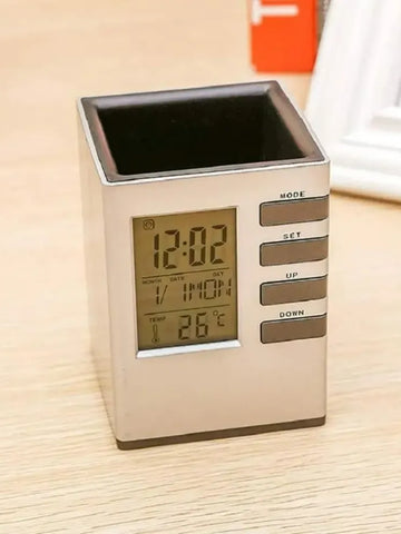 Smart Desk Clock Organizer