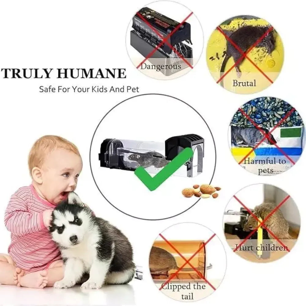 Smart humane mousetrap - home essentials