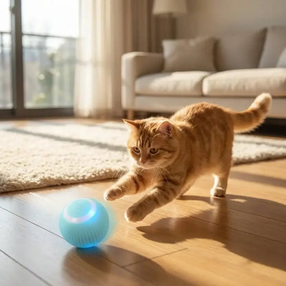 Smart led cat toy ball