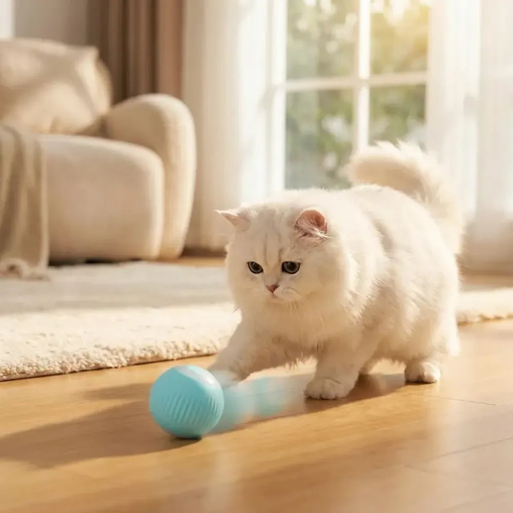 Smart led cat toy ball
