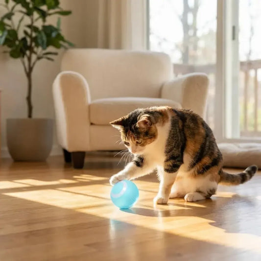 Smart led cat toy ball