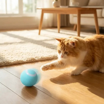Smart led cat toy ball