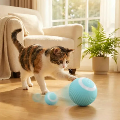 Smart led cat toy ball