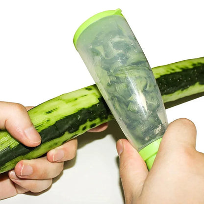 Smart peeler with container - home & kitchen