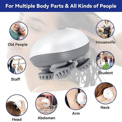 Smart scalp relaxation massager